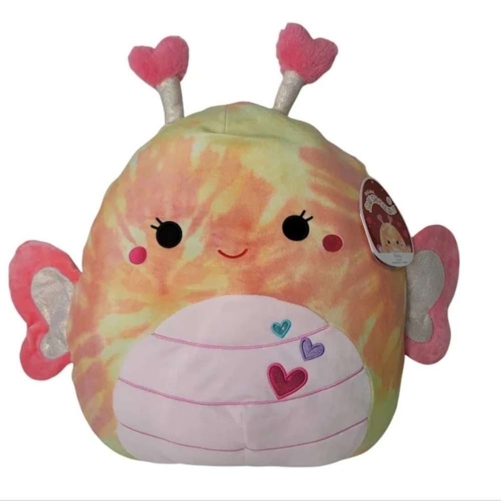 SQUISHMALLOWS Kellytoys Plush 16 Inch Balia the Butterfly Valentines Edition new